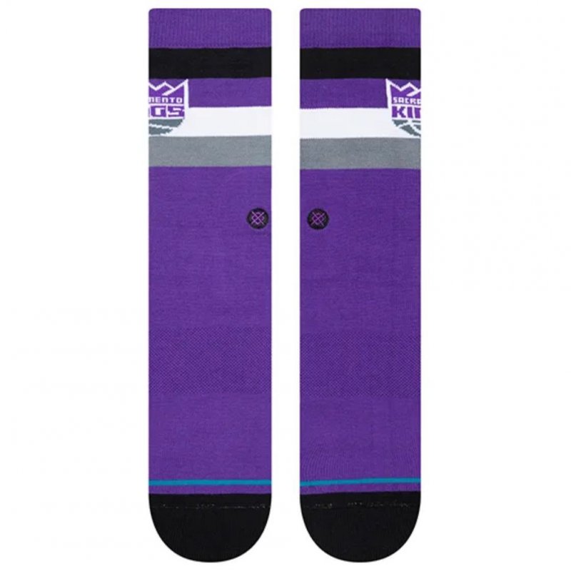 Chaussettes Homme KINGS ST CREW Violet et Noir