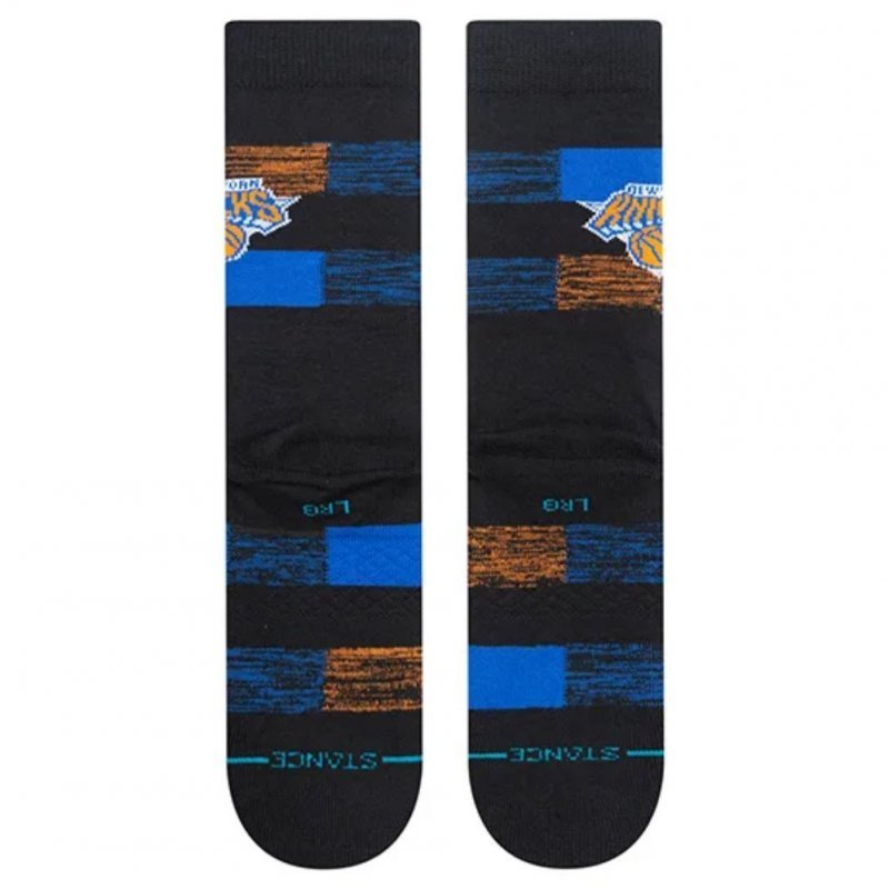 STANCE Chaussettes Homme Coton KNICKS CRYPTIC Noir Bleu NBA