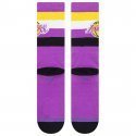 Chaussettes Homme LAKERS ST CREW Violet et Jaune