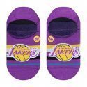 STANCE Invisibles Homme Coton LAKERS ST NO SHOW Violet Jaune NBA