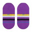 STANCE Invisibles Homme Coton LAKERS ST NO SHOW Violet Jaune NBA