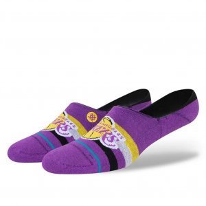 Invisibles Homme LAKERS ST NO SHOW Violet et Jaune