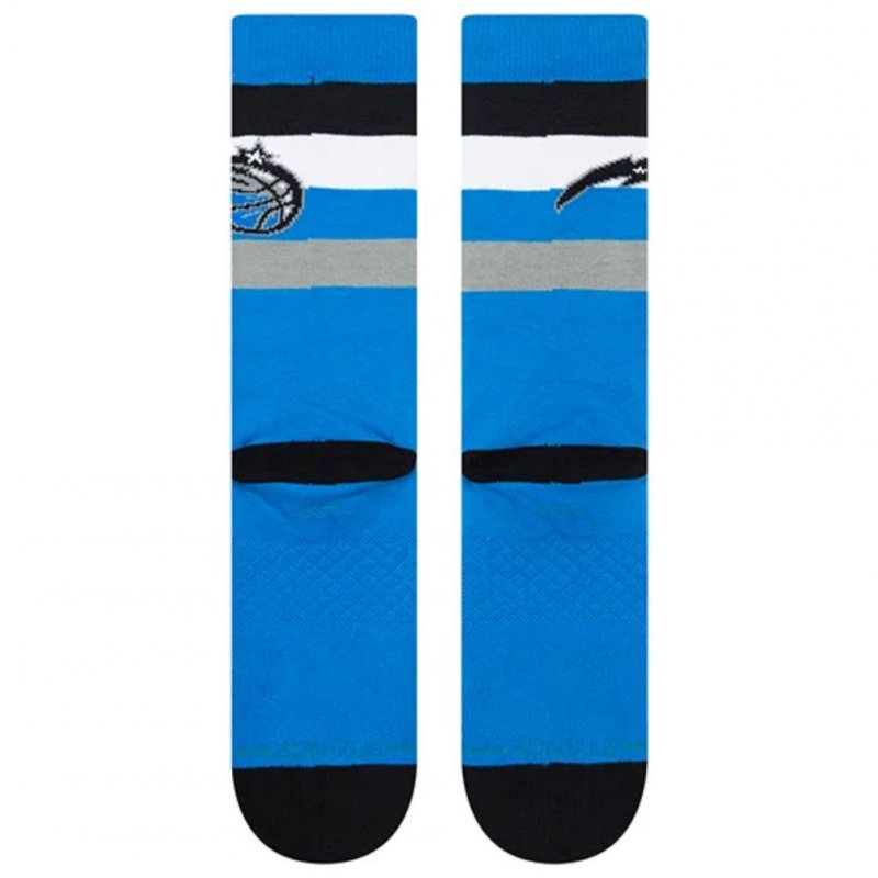 STANCE Chaussettes Homme Coton MAGIC ST CREW Bleu Noir NBA