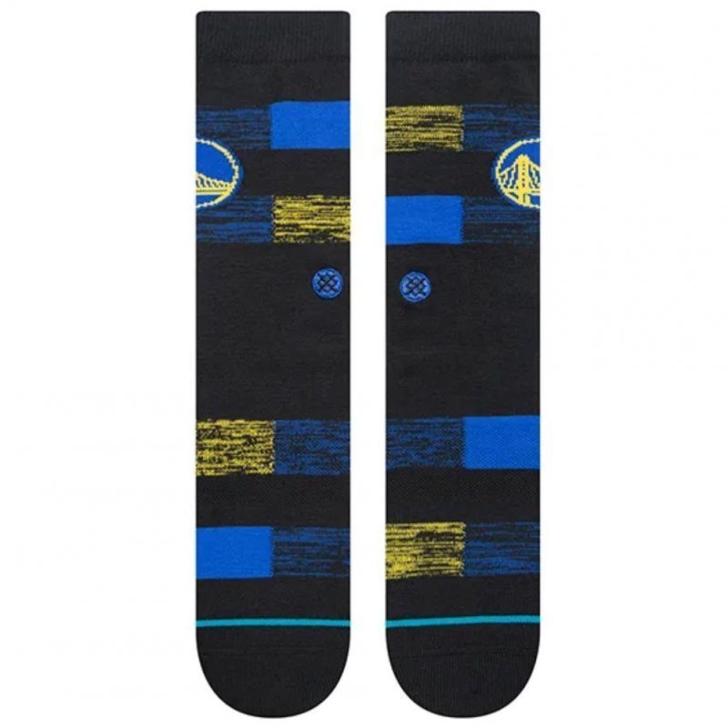 STANCE Chaussettes Homme Coton WARRIORS CRYPTIC Noir Bleu NBA