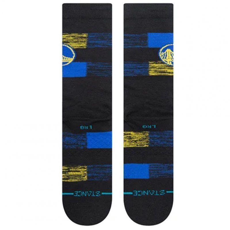 STANCE Chaussettes Homme Coton WARRIORS CRYPTIC Noir Bleu NBA