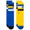 STANCE 2 paires Chaussettes Homme  WARRIORSST2PACK Bleu Jaune NBA