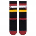 STANCE Chaussettes Homme Coton HEAT ST CREW Noir Bordeaux NBA