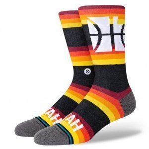 STANCE Chaussettes Homme Coton JAZZ CE Noir Rouge Jaune NBA