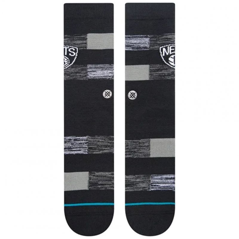 STANCE Chaussettes Homme Coton NETS CRYPTIC Noir Gris NBA