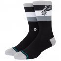 STANCE Chaussettes Homme Coton SPURS ST CREW Noir Gris NBA