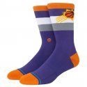 STANCE Chaussettes Homme Coton SUNS ST CREW Violet Orange NBA