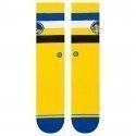 Chaussettes Homme WARRIORS ST CREW Jaune et Bleu