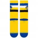 Chaussettes Homme WARRIORS ST CREW Jaune et Bleu