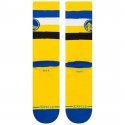 STANCE Chaussettes Homme Coton WARRIORS ST CREW Jaune Bleu NBA