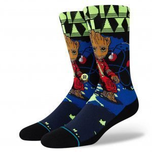STANCE Chaussettes Homme Coton GROOT JAMS Noir Multicolore MARVEL