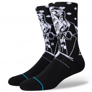 STANCE Chaussettes Homme Coton THE JOKER Noir Blanc DC COMICS
