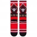 STANCE Chaussettes Homme Coton BULLS CE 2022 Rouge Noir NBA