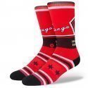 STANCE Chaussettes Homme Coton BULLS CE 2022 Rouge Noir NBA