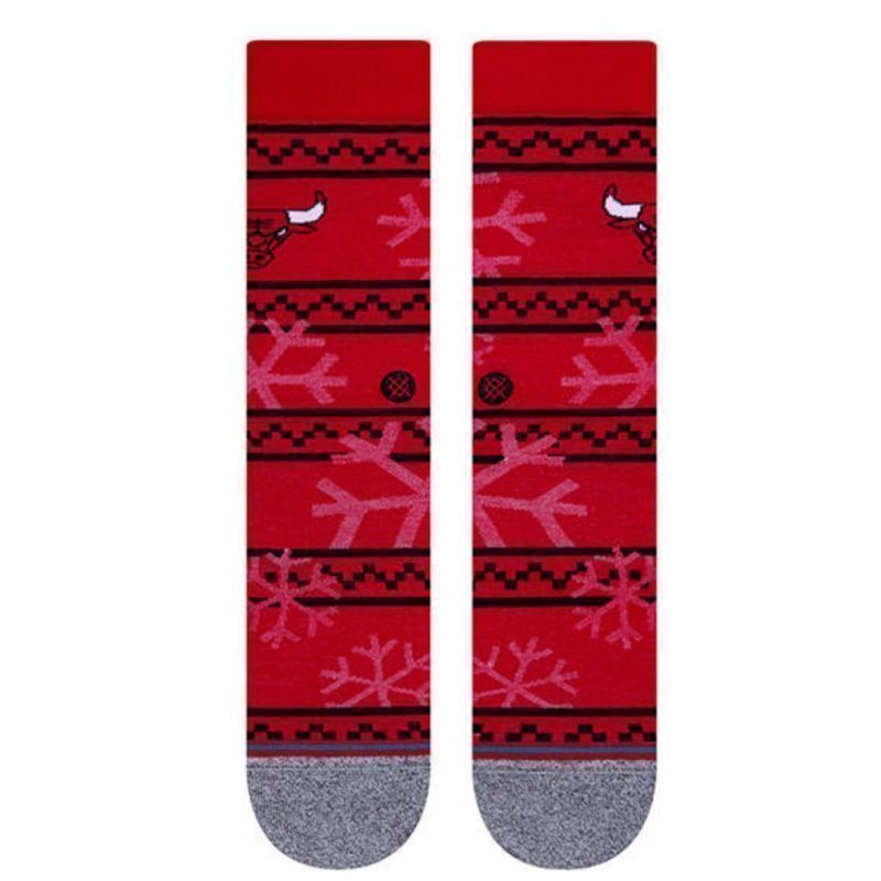 Chaussettes Homme BULLS FROSTED 2 Rouge et Noir