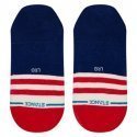 STANCE Invisibles Homme Coton THE FOURTH ST Bleu Blanc Rouge