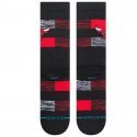 STANCE Chaussettes Homme Coton BULLS CRYPTIC Noir Rouge NBA