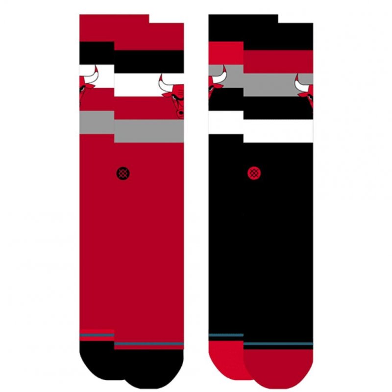 LOT DE 2 Chaussettes Chaussettes Homme BULLS ST 2PACK Rouge et Noir