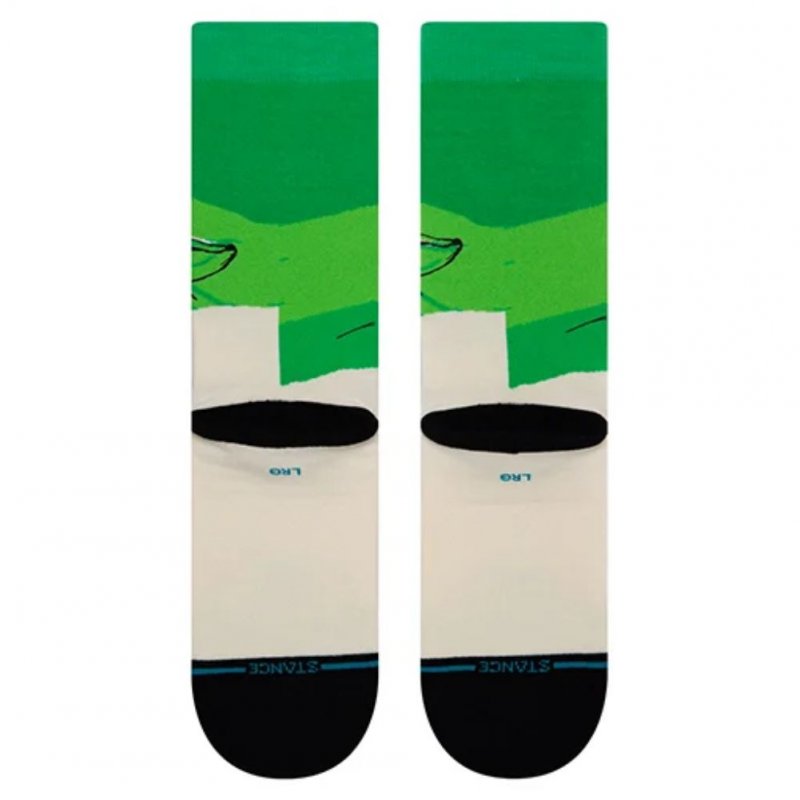 Chaussettes Homme GROGU WEST Vert et Beige