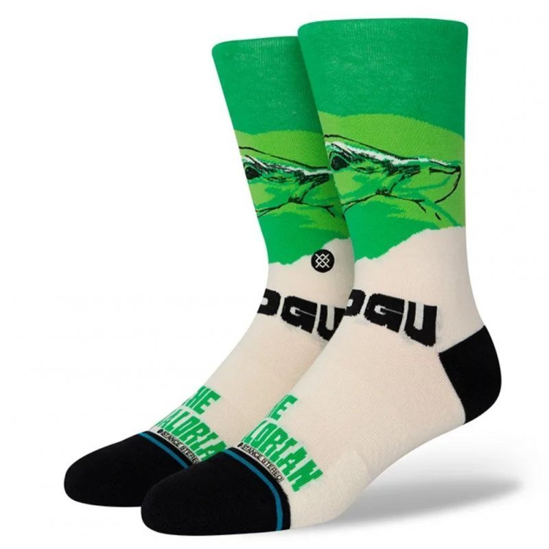 Chaussettes Homme GROGU WEST Vert et Beige