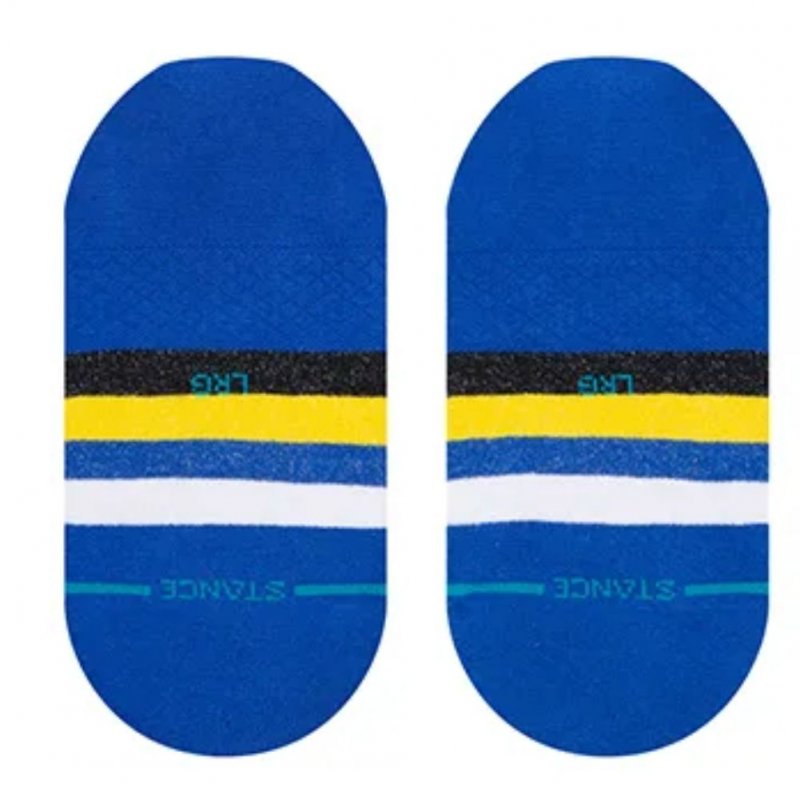 Invisibles Homme WARRIORS ST NO SHOW Bleu et Jaune