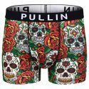 Boxer Homme MUERTE Vert et Rouge