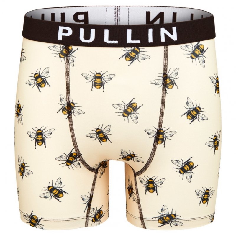 Boxer long Homme BZZZ Beige et Jaune