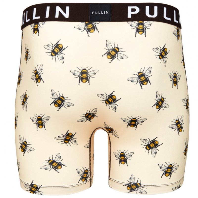 Boxer long Homme BZZZ Beige et Jaune