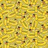 Boxer long Homme DUCKBOY Jaune et Noir