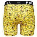 PULL IN Boxer Long Homme Microfibre DUCKBOY Jaune Noir