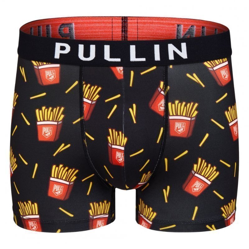 Boxer Homme FRY Noir et Rouge