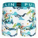 Boxer Homme ISLAND Blanc et Cyan