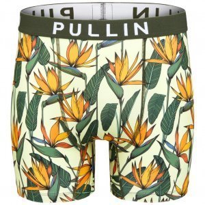 PULL IN Boxer Long Homme Microfibre PARADISELEAF Jaune Vert