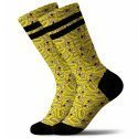 PULL IN Chaussettes Homme Coton DUCKBOY  Jaune Noir