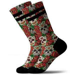 PULL IN Chaussettes Homme Coton MUERTE Rouge Vert