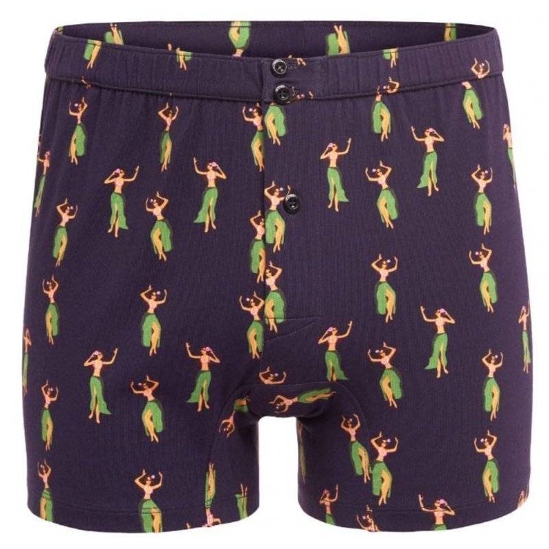 Caleçon Homme VAHINE Noir et Vert