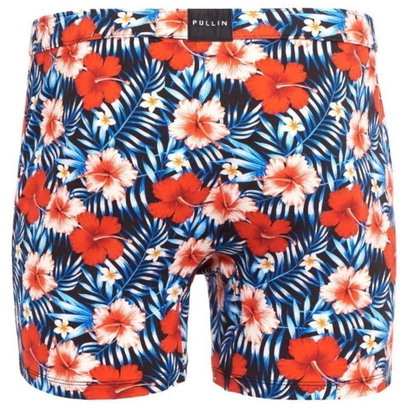Caleçon Homme REDBISCUS Bleu et Rouge