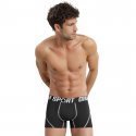 DIM Lot de 3 Boxers Homme Coton STRETCHSPORT Noir