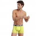 DIM 3 Boxers Homme Coton STRETCHSPORT Granit Bleu berlin Tilleul