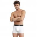 DIM Lot de 2 Boxers Homme Coton STRETCH Noir Blanc