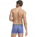 DIM Lot de 3 Boxers Homme Coton VIBES Nuage Bleu Noir