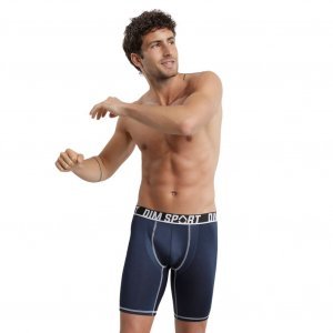 DIM 2 Boxers longs Homme THERMOREGULATEUR Noir Bleu berlin SPORT