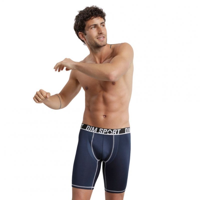 DIM 2 Boxers longs Homme THERMOREGULATEUR Noir Bleu berlin SPORT