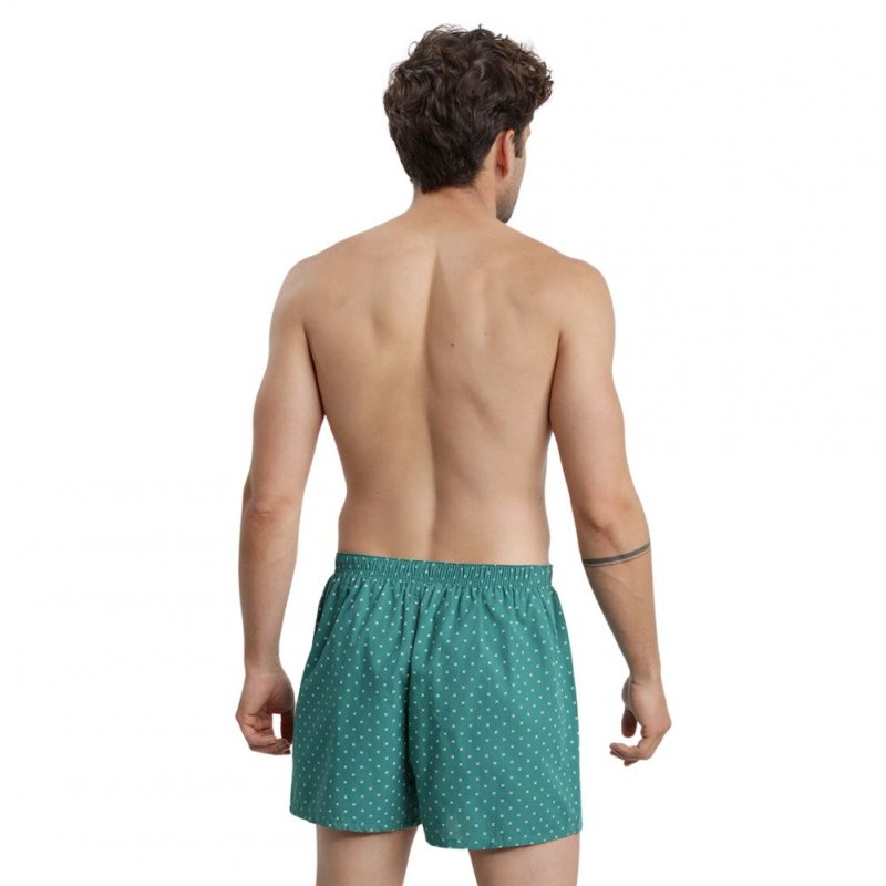 LOT DE 2 Caleçon Sous-vêtements Homme GREEN Gris et Vert