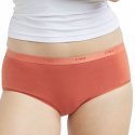 DIM 5 Boxers Femme Coton POCKETS Blanc Beige Auberg Terre Noir