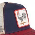 Casquette Homme COCK Bleu et Rouge